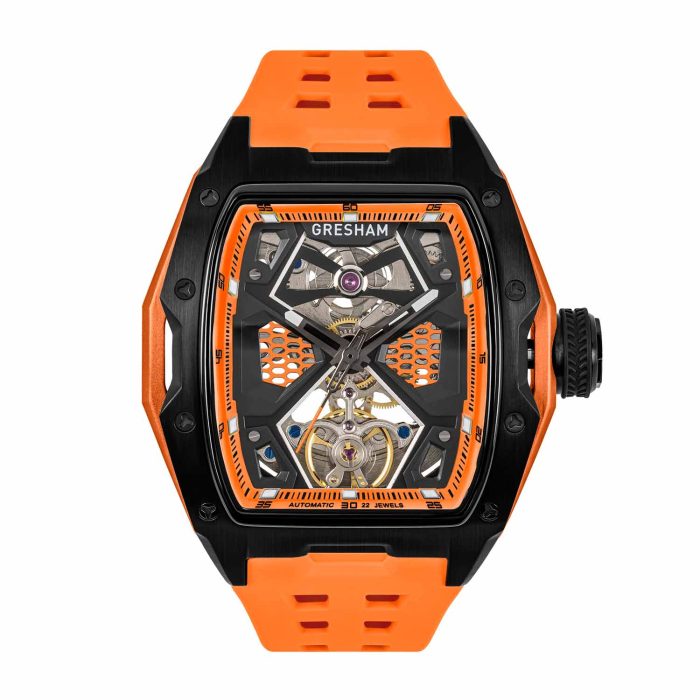 Gresham GL Special Edition Black and Orange Colourway-Lava G1-0001-ORN - Image 1
