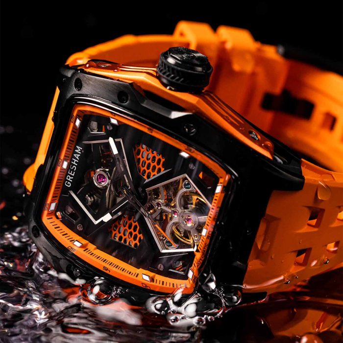 Gresham GL Special Edition Black and Orange Colourway-Lava G1-0001-ORN - Image 8
