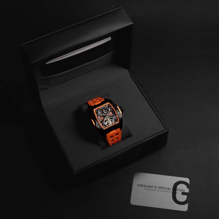 Gresham GL Special Edition Black and Orange Colourway-Lava G1-0001-ORN - Image 9